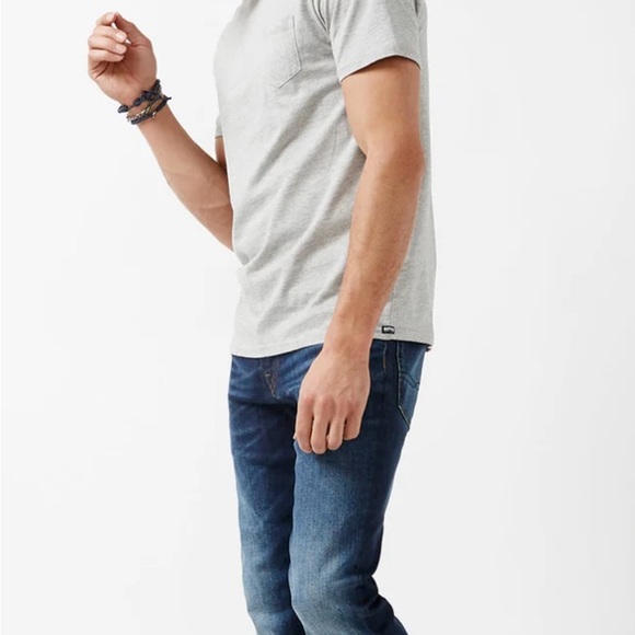 Brand New w’ Tags Men’s Buffalo David Bitton Grey T-Shirt - Picture 2 of 5